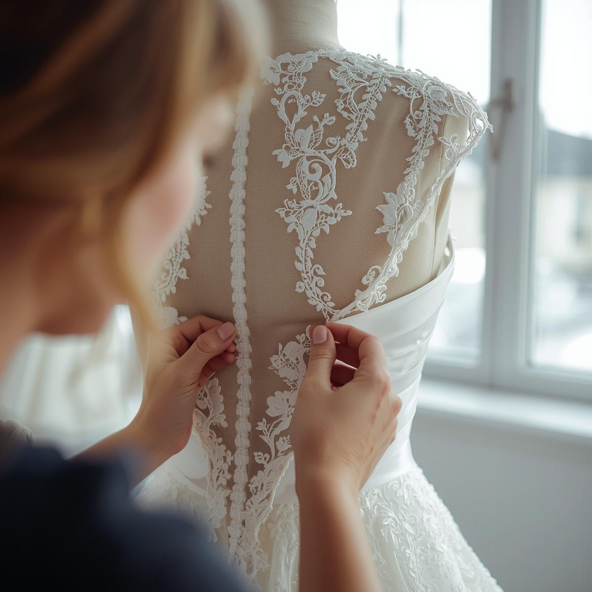 Wedding dress alteration
